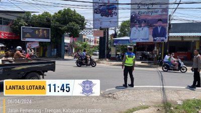 Arus Mudik, Pengamanan dan Kelancaran di Pos Pam Simpang Empat Pemenang