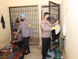 Wakapolres Loteng Pimpin Sidak Sel Tahanan Polres Dan Polsek Jajaran