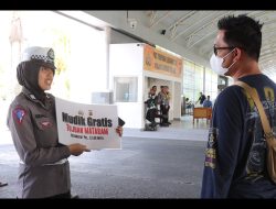 Polres Loteng Berangkatkan Peserta Mudik Gratis Polri Presisi 2024