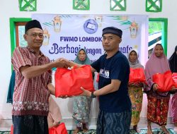 FWMO Lotim Berbagi Puluhan Paket Ramadhan