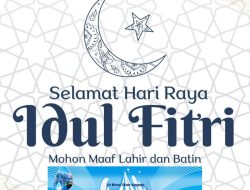 Keluarga Besar Air Minum Samongkat Mengucapkan Selamat Hari Raya Idul Fitri 1445 H/2024 M