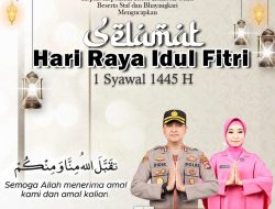 Kebahagiaan di Hari yang Fitrah: Kapolres Lombok Utara titip Pesan Persatuan