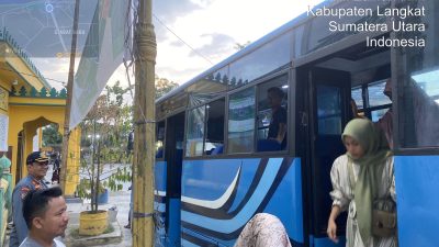 Pj Bupati Langkat Faisal Hasrimy Siapkan Bus Gratis Menuju Stasiun Kereta Api Kw. Bingai
