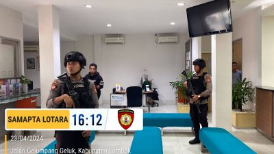 Polres Lombok Utara Tingkatkan Pengamanan Bank untuk Kamtibmas yang Kondusif