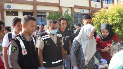 Pastikan Seluruh Personil Bebas dari Narkoba, Polres Bima Kota Mendadak Tes Urine