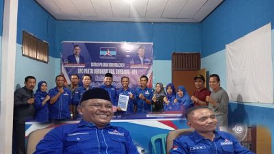 Resmi, DPC Partai Demokrat Sumbawa Buka Pendaftaran Bacabup dan bacawabup 2024