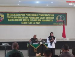Danrem 162/WB Tegaskan PDTH Bagi Prajurit TNI Pengguna Narkoba