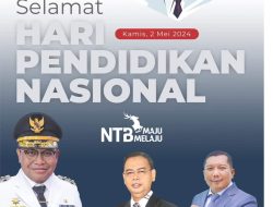 Keluarga Besar SMAN 3 Sumbawa Besar Mengucapkan Selamat Hari Pendidikan Nasional 2024