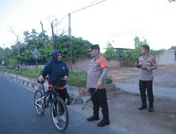Kapolda NTB Pimpin Langsung Pengamanan Kegiatan Bersepeda Rombongan VVIP Presiden RI