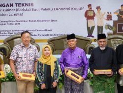 Staffli Bidang SDM, Sosial dan Kemasyarakatan Sujarno Wakili Pj Bupati Langkat Dalam Bimtek Subsektor Kuliner