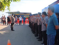 Jelang WWF ke 10, Dir Samapta Lakukan Pengecekan Personel