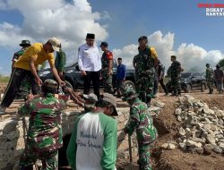 Tim Wasev Mabes TNI Tinjau Sasaran Fisik TMMD Ke 120 Kodim 1614/Dompu