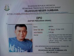 Perkara In-Abcentia, Kejari Sumbawa Terbitkan DPO “AMRIN”