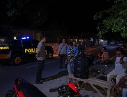 Cegah Gangguan Kamtibmas, Polsek Asakota Laksanakan Patroli ke Daerah Rawan