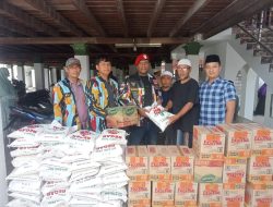 DPC PKN Langkat Silaturrahmi Ke Tuan Guru Sekaligus Serahkan Bantuan Korban Kebakaran