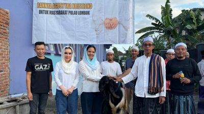 Hari Raya Idul Adha 2024, Masyarakat Pulau Lombok Terima Hewan Kurban dari Rannya dan Yayasan HBK Peduli