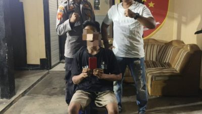 Embat HP saat Tidur, Polsek Utan Gercep Amankan Pelaku