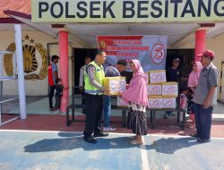Polsek Besitang Laksanakan Bakti Sosial Di Wilayah Hukumnya 