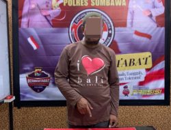 Nekat Edarkan Sabu, Satresnarkoba Polres Sumbawa Ringkus Pria Paruh Baya Asal Jatim