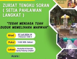 Tegak Menjaga Tuah, Duduk Memelihara Marwah.