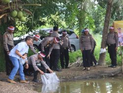 Penyerahan Beasiswa dan Kegiatan Sosial Hari Bhayangkara ke-78 Tahun 2024 di Polres Langkat