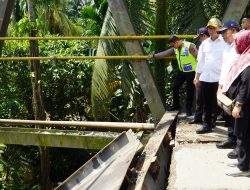 Pemkab Langkat Tinjau Titi Besi Penghubung Padang Tualang – Batang Serangan