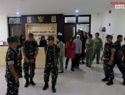 Dandenkesyah Mataram Sambut Kunker Kasdam IX/Udayana di RSAD Bima