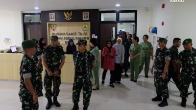 Dandenkesyah Mataram Sambut Kunker Kasdam IX/Udayana di RSAD Bima