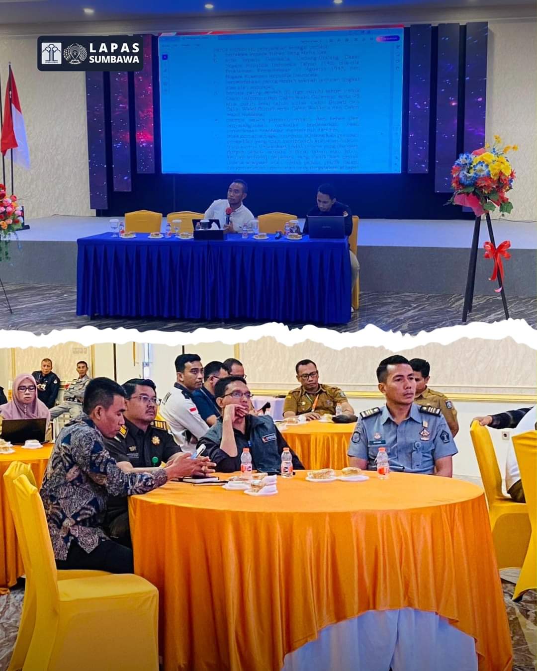 Rakor Bersama KPU, Lapas Sumbawa Siap Sukseskan Pilkada Serentak 2024