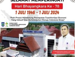 Keluarga Besar RSMA Mengucapkan Selamat Memperingati Hari Bhayangkara ke 78