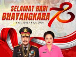 Waka Polri Komjen Agus Andrianto Mengucapkan Selamat Memperingati Hari Bhayangkara ke 78 