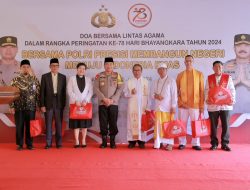 Polda NTB Isi Hari Lahir Polri Ke-78 Dengan Doa Bersama Lintas Agama
