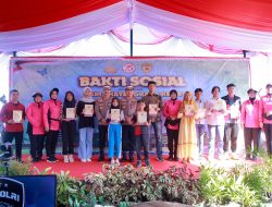 Meriahkan Hari Bhayangkara ke-78, Polda NTB Berikan Beasiswa dan Tanam Pohon