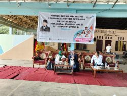 Delia Pratiwi Sitepu S.H Anggota DPR RI Promosi Dan KIE Percepatan Penurunan Stunting Diwilayah Khusus di Desa Harapan Maju