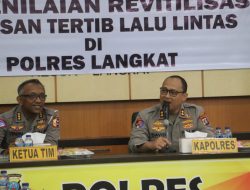 Polres Langkat Ikuti Penilaian Revitalisasi Kawasan Tertib Lalulintas