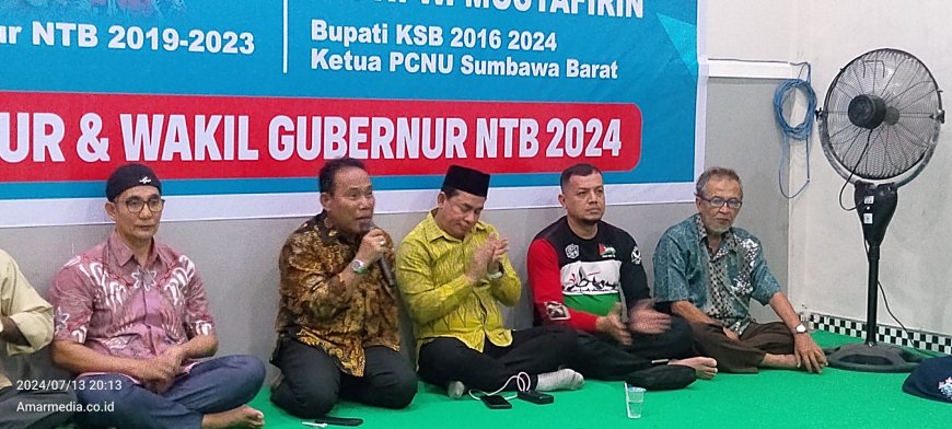 Silaturahmi dan Konsolidasi, Bacawagub NTB Firin Temui Relawan di Sumbawa