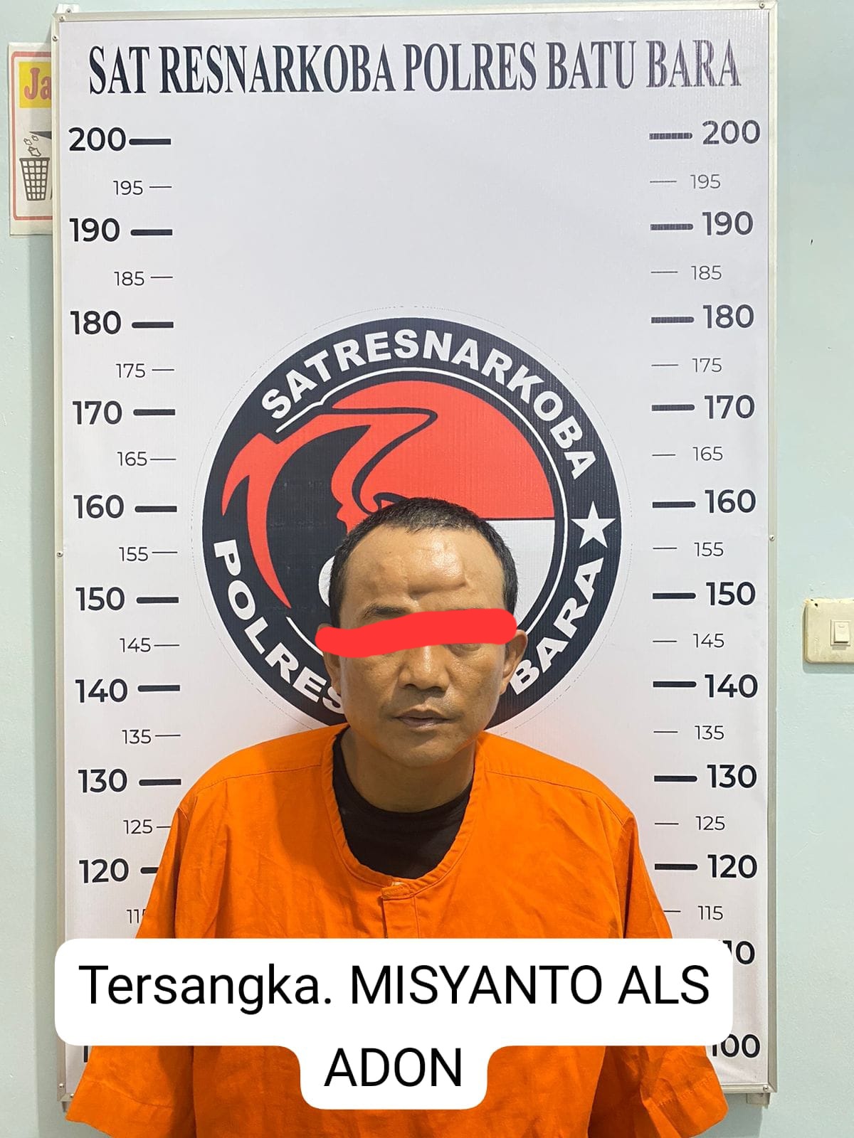 Misyanto Warga Asahan Ditangkap Polisi Batubara Saat Bawa Narkoba