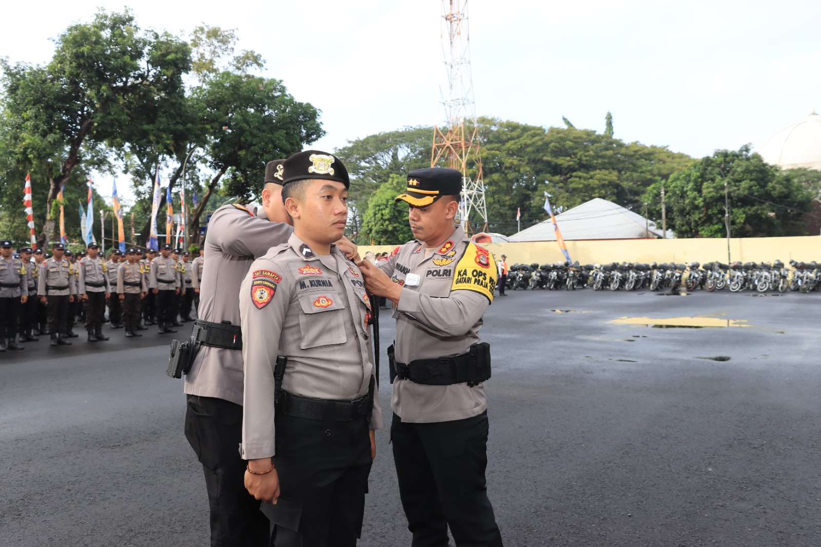 Polres Loteng Laksanakan Apel Gelar Pasukan Ops Gatari Praja Jelang Tahapan Pilkada 2024