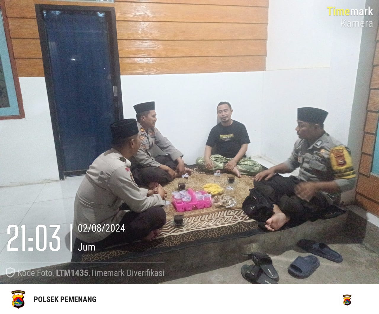 Kapolsek Pemenang Gelar Silaturahmi dan Cooling System untuk Ciptakan Situasi Kamtibmas Kondusif Menjelang Pilkada 2024