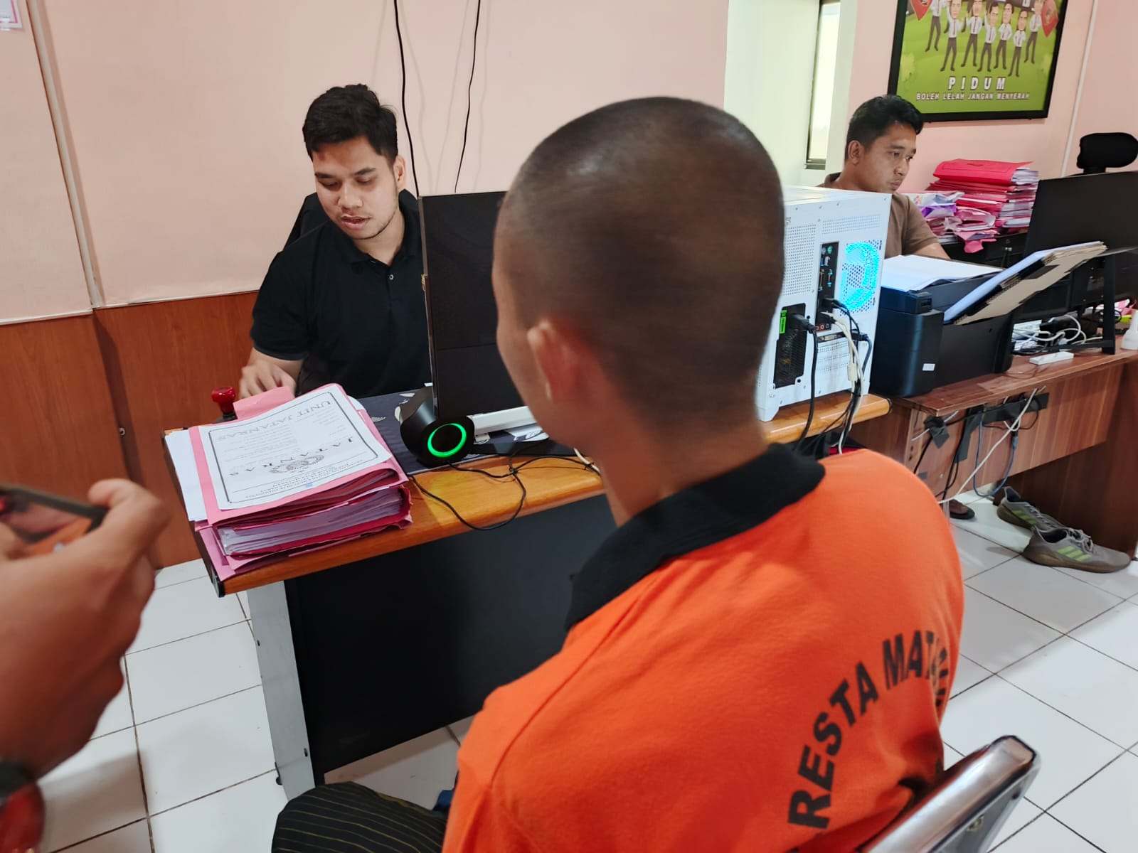 Staf Honorer Salah Satu Sekolah Menengah Di Lombok Utara Ditangkap di Mataram
