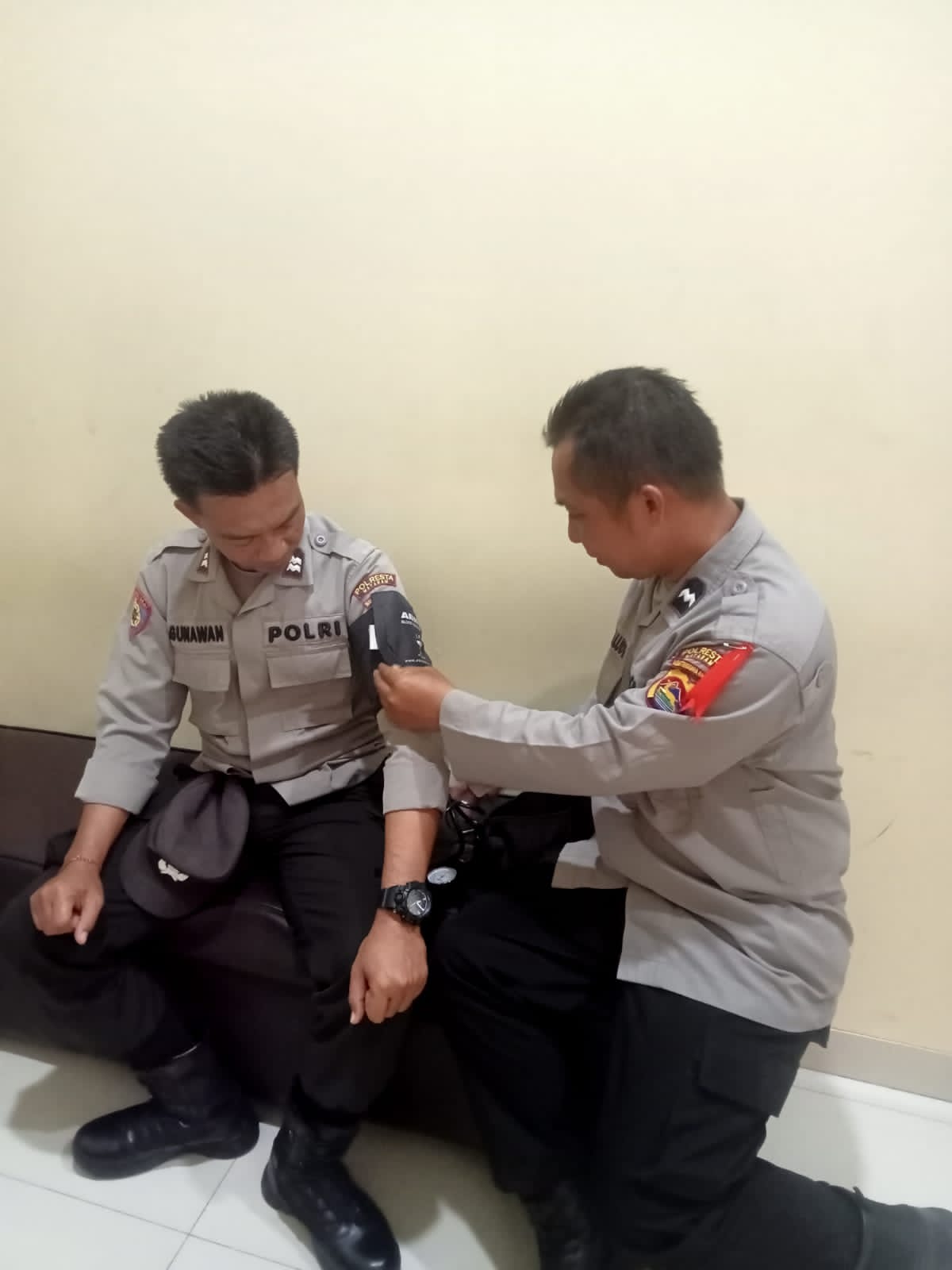 Satgas Banops Gatari Praja 2024 Polresta Mataram Lakukan Pemeriksaan Kesehatan