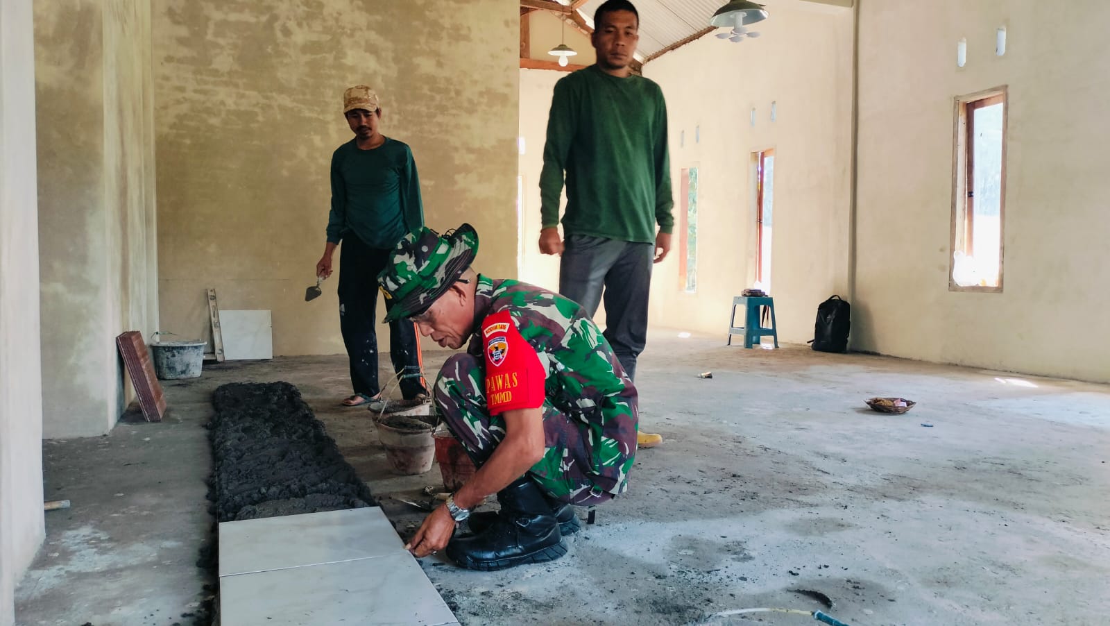 Program TMMD ke-121 Kodim 1615/ Lombok Timur, Sasaran Tambahan Fisik Perehaban TPQ Assalam