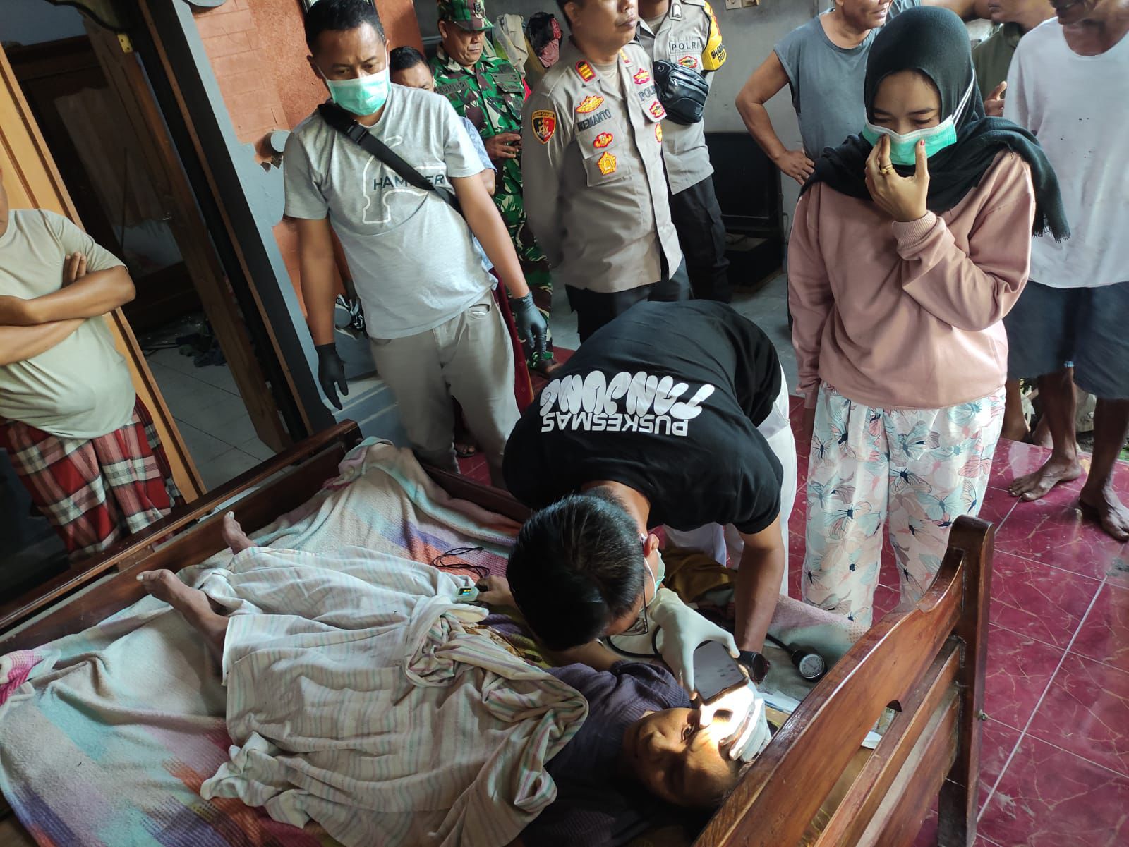Respon Cepat Polsek Tanjung Lakukan Olah TKP Penemuan Mayat
