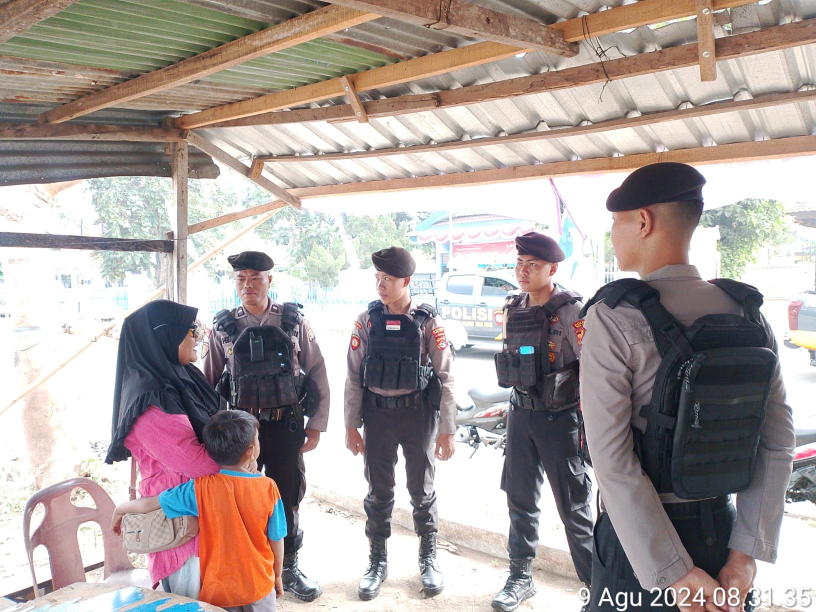 Sat Samapta Polres Bima Kota Laksanakan Patroli Dialogis Jelang Pilkada Serentak 2024