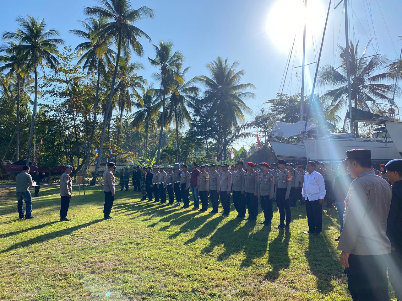 Kapolres Lombok Utara Terjunkan 157 Personel Amankan Pelantikan Anggota DPRD Terpilih