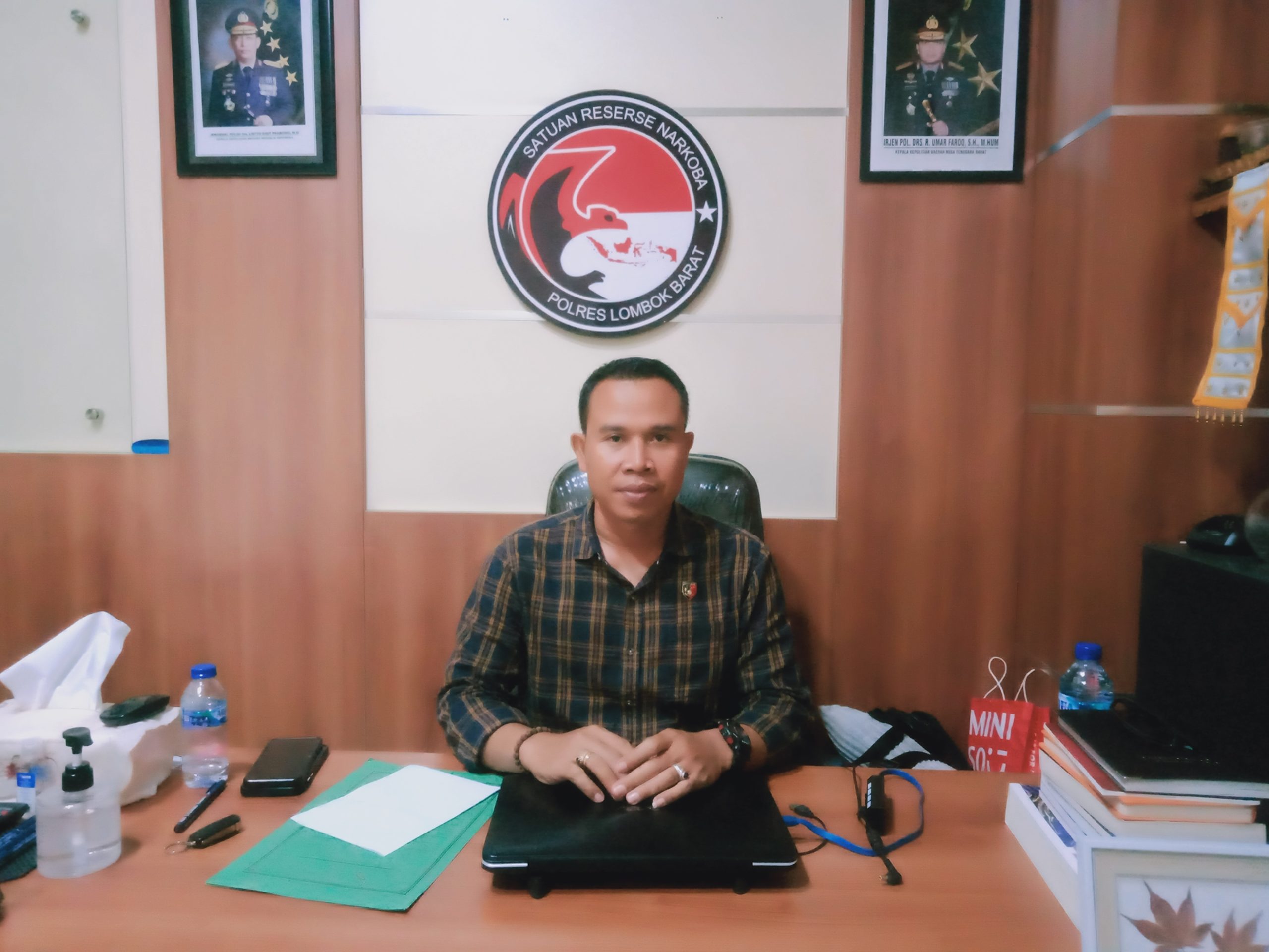 Kasat Narkoba polres Lobar Menyampaikan Bersama Masyarakat; mari Stop  peredaran narkoba