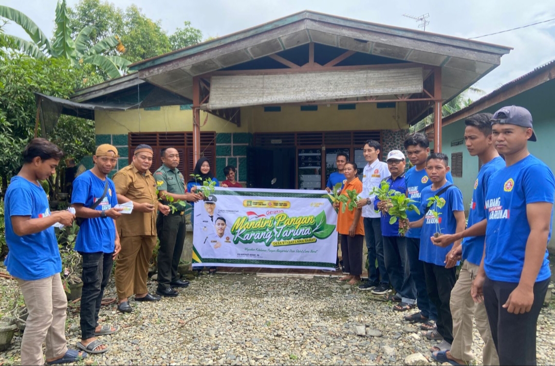 Dorong Kemandirian Pangan, Karang Taruna Memanfaatkan Perkarangan Rumah