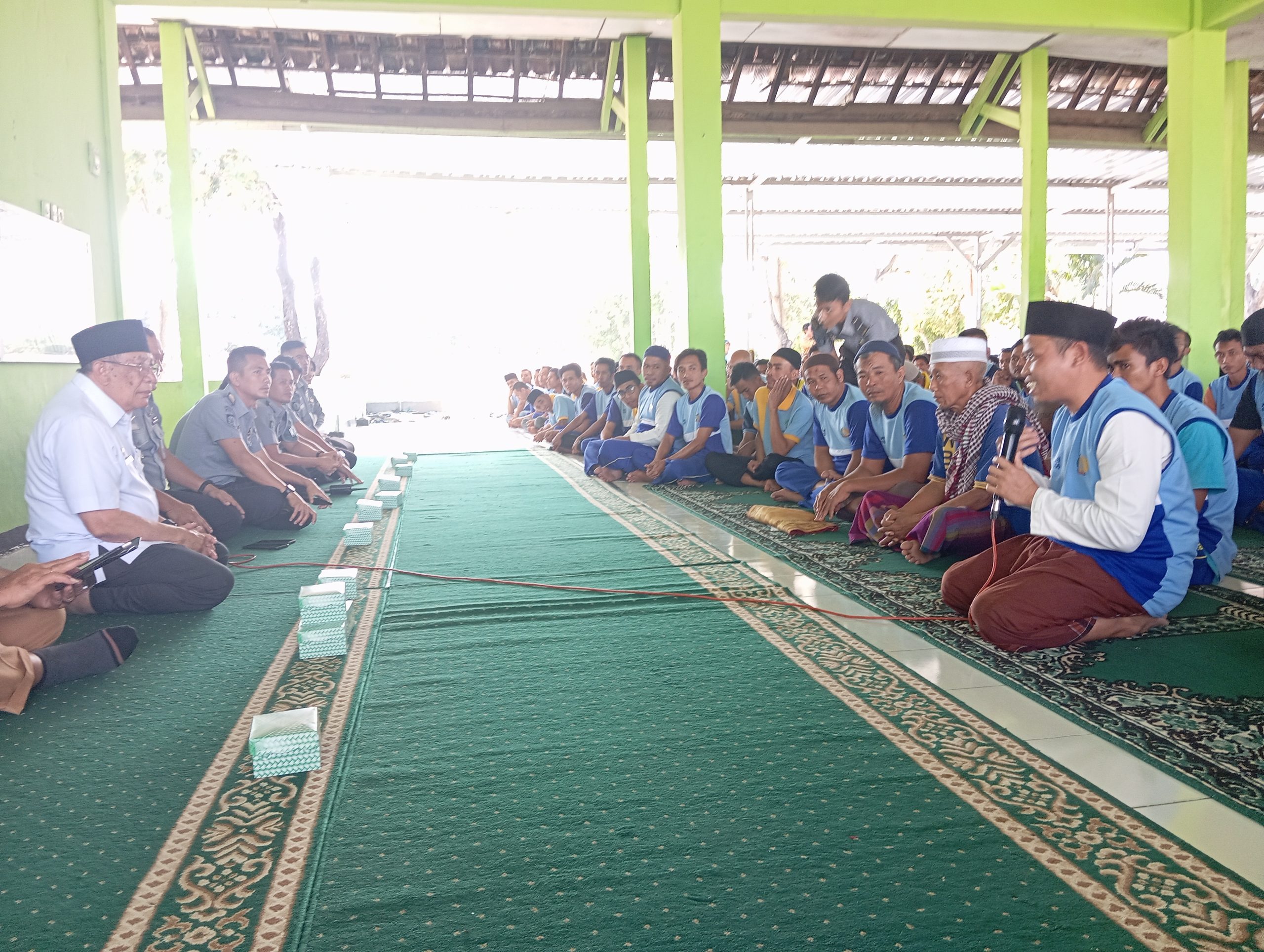 Warga Binaan Menyampaikan Aspirasi ke Bupati Sumbawa