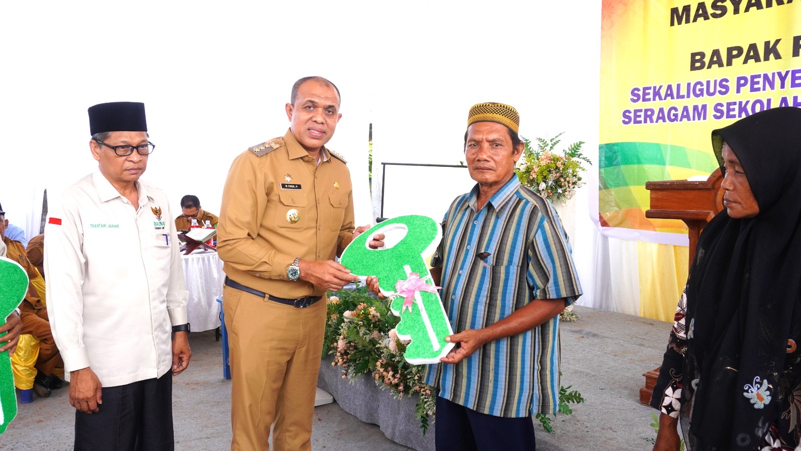 Pj. Bupati Langkat Resmikan 6 Rumah Layak Huni di Kecamatan Pematang Jaya, Perkuat Upaya Pengentasan Kemiskinan