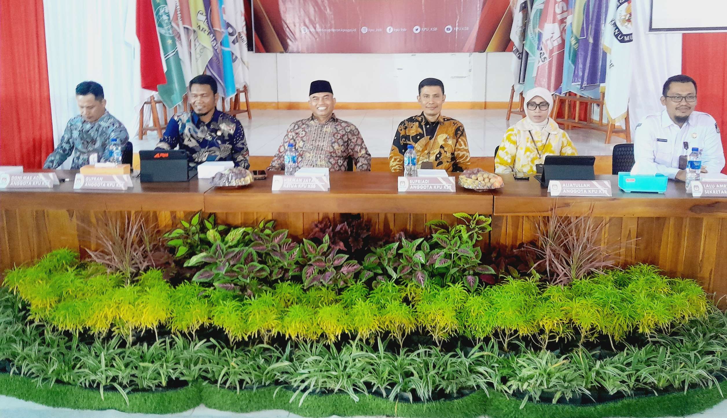 KPU KSB Resmi Umumkan Empat Paslon untuk Peserta Pilkada Mendatang